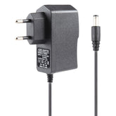 Adaptador de corriente con enchufe UE CA 100-240 V a CC 6 V 2 A, puntas: 5,5 x 2,1 mm, longitud del cable: 1,1 m, enchufe UE CC 6 V 2 A